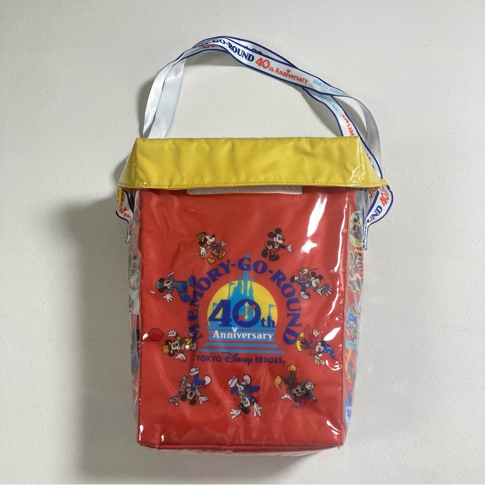 Disney Tokyo Resort Exclusive 40th Anniversary Popcorn Case Memory Go Round